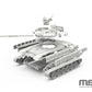 Despiece de la maqueta del carro de combate ruso T-72 en versión B3M en escala 1:72 de Meng referencia 72-007