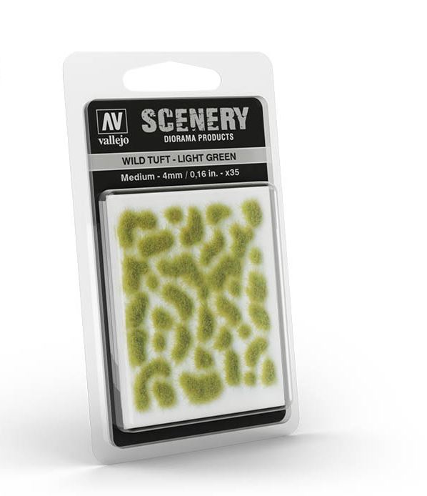 VALLEJO Wild Tuft - Light Green (4mm)