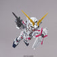Vista saltando de la figura del SD Gundam RX-0 Unicorn Gundaml de Bandai referencia 65619