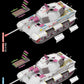 Detalle de cadenas de la maqueta del tanque alemán King Tiger Ausf B en la Batalla de las Ardenas (version estándar) en escala 1:35 del fabricante RFM referencia 5137