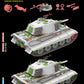 Detalle de complementos de la maqueta del tanque alemán King Tiger Ausf B en la Batalla de las Ardenas (version upgrade) en escala 1:35 del fabricante RFM referencia 5138