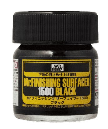 MR. HOBBY Finishing Surfacer 1500 Black (SF-288)