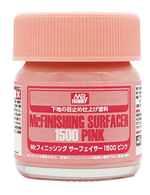 Imprimador en color rosa Mr Finishg Surfacer 1500