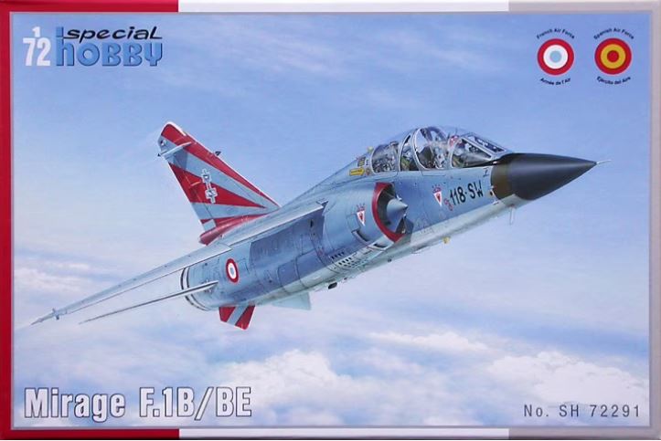 SPECIAL HOBBY (1/72)  Mirage F.1B (calcas españolas)