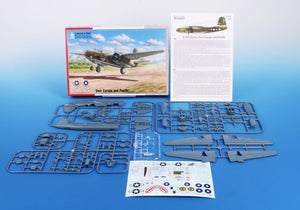Contenido de la caja de la maqueta del bombardero A-20 Havoc en escala 1:72 de Special Hobby referencia SH72533