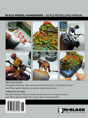 Contraportada de la revista número 18 de Scale Modelling Manual de Mr Black Publications realizada por Javier Molina
