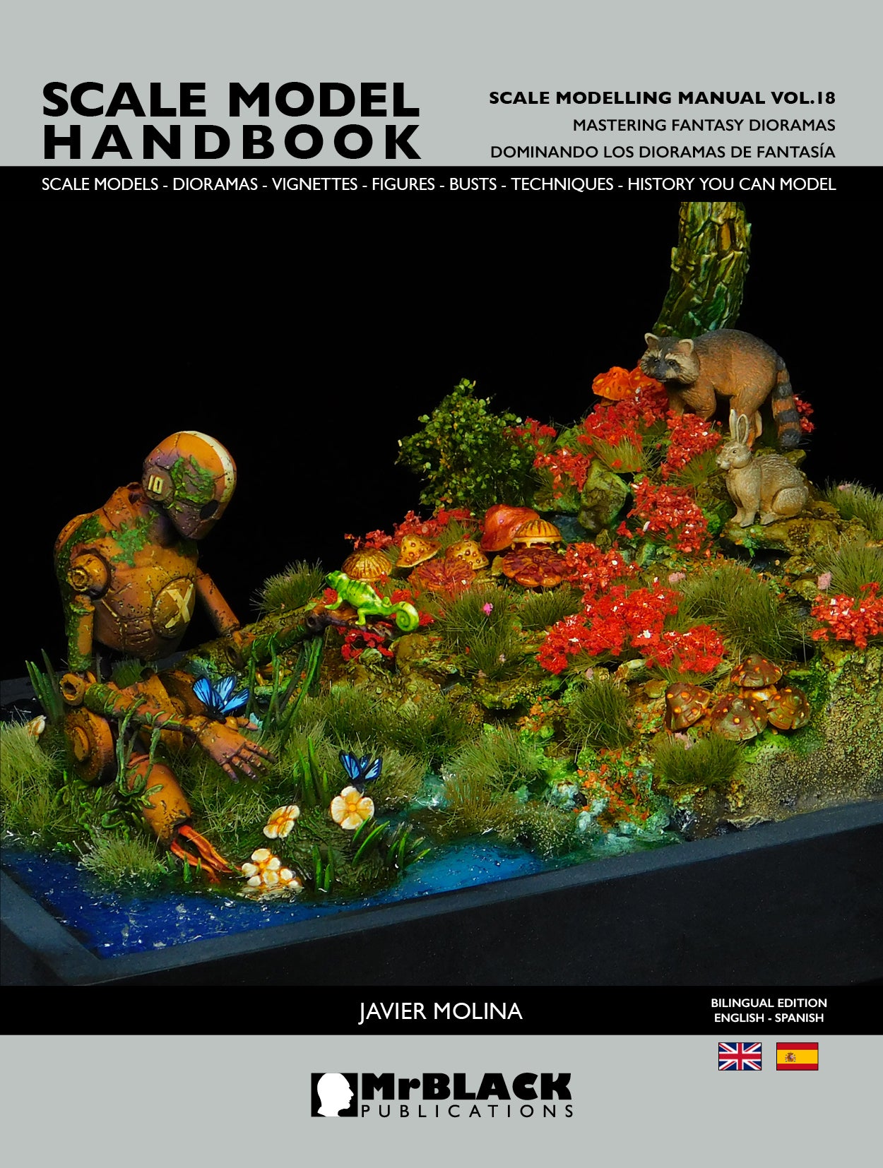Portada de la revista número 18 de Scale Modelling Manual de Mr Black Publications realizada por Javier Molina