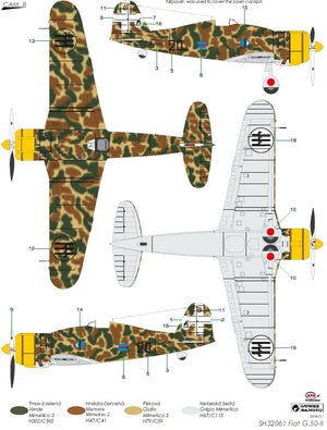 SPECIAL HOBBY (1/32) Fiat G.50-II Freccia "Regia Aeronautica"