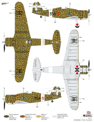 SPECIAL HOBBY (1/32) Fiat G.50-II Freccia "Regia Aeronautica"