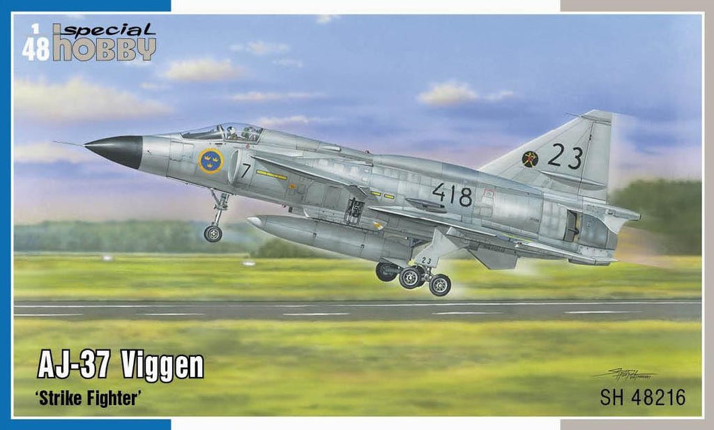 SPECIAL HOBBY (1/48) AJ-37 Viggen ‘Strike Fighter’