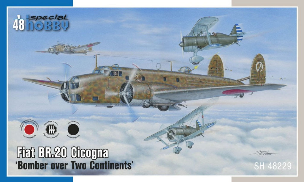 SPECIAL HOBBY (1/48) Fiat Br.20 Cicogna ‘Bomber over Two Continents’