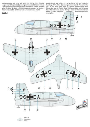 SPECIAL HOBBY (1/72) Messerschmitt Me 163A "First rocket fighter"