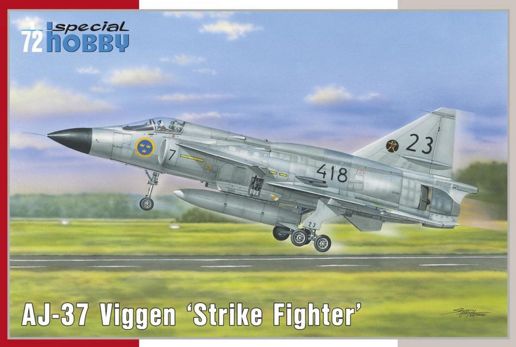 SPECIAL HOBBY (1/72) AJ-37 Viggen ‘Strike Fighter’