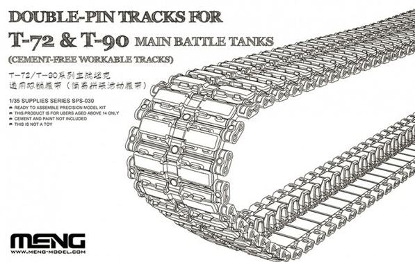 MENG (1/35) Double Pin Tracks for T-72 & T-90 Main Battle Tanks