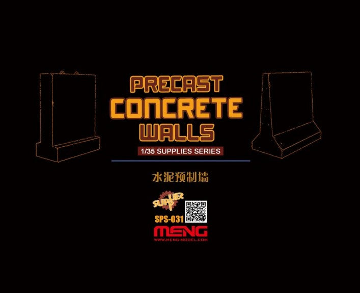 MENG (1/35) Precast Concrete Walls