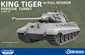SUYATA (1/48) King Tiger Porsche Turm mit vollständiger Innenausstattung