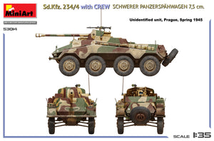 Decoración 1 de la maqueta del Sd.Kfz. 234/4 a escala 1:35 de Miniart referencia 53014