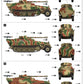 Decoraciones 2 de la maqueta del semioruga alemán Sd.Kfz.250/22D en escala 1:16 de Trumpeter referencia 00943