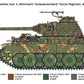 Esquema de pintura 1 de la maqueta del carro de combate alemán Panther Ausf A en escala 1:72 de Italeri referencia 7018
