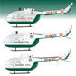 Set de calcas españolas para los helicópteros Bö-105 en escala 1:48 del fabricante Series Españolas referencia 3648