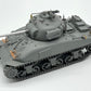 Foto lateral izquierda de la maqueta del Sherman M4A1 Late en escala 1:35 de Border Model con referencia BT-056