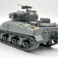 Foto trasera izquierda de la maqueta del Sherman M4A1 Late en escala 1:35 de Border Model con referencia BT-056