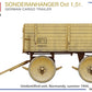 Camuflaje 2 de la maqueta del trailer alemán Soderanhanger Ost de 1,5 toneladas en escala 1:35 de Miniart referencia 35428