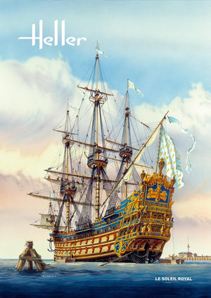 Maqueta del barco francés sol real en escala 1:100 de Heller con referencia 80899