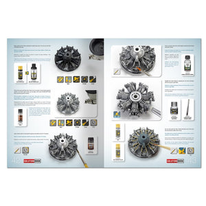 Página 42 del libro multilngue SolutionBook 32 de Ammo para pintar aviones alemanes de finales de la 2ªGM de Ammo referencia 6535