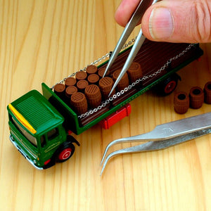 VALLEJO Pinzas de Punta Recta de Acero Inoxidable (120 mm)