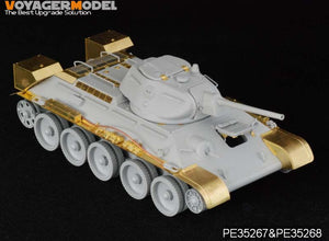 Foto del set de mejora de guardabarros para tanques rusos de Dragon modelo T34/76 en escala 1:35 de Voyager Model referencia PE35268