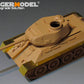 Foto lateral izquierda del T34/85 del set de mejora de guardabarros en escala 1:35 de Voyager Model referencia PE35974