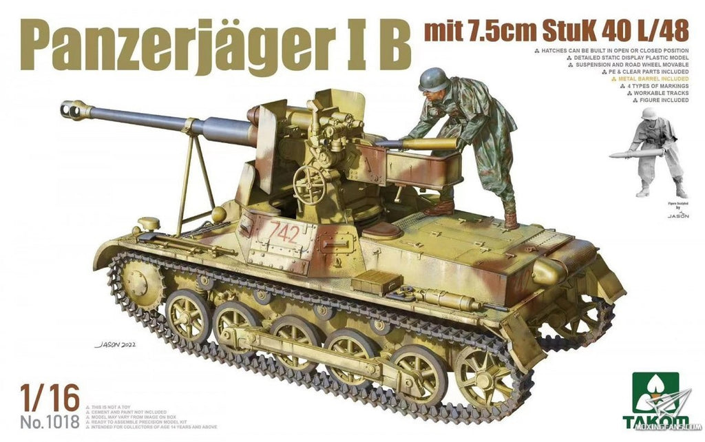 TAKOM (1/16) Panzerjäger I B mit 7,5cm StuK 40 L48