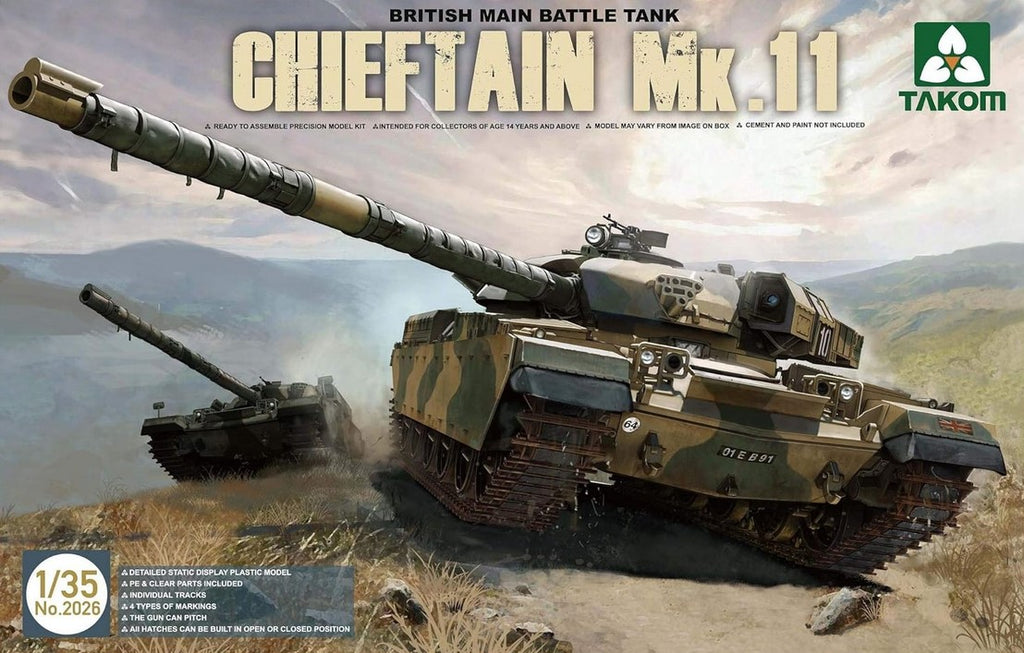 TAKOM (1/35) British Main Battle Tank Chieftain Mk.11