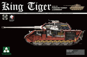 TAKOM (1/35) King Tiger Porsche Turret w/Zimmerit