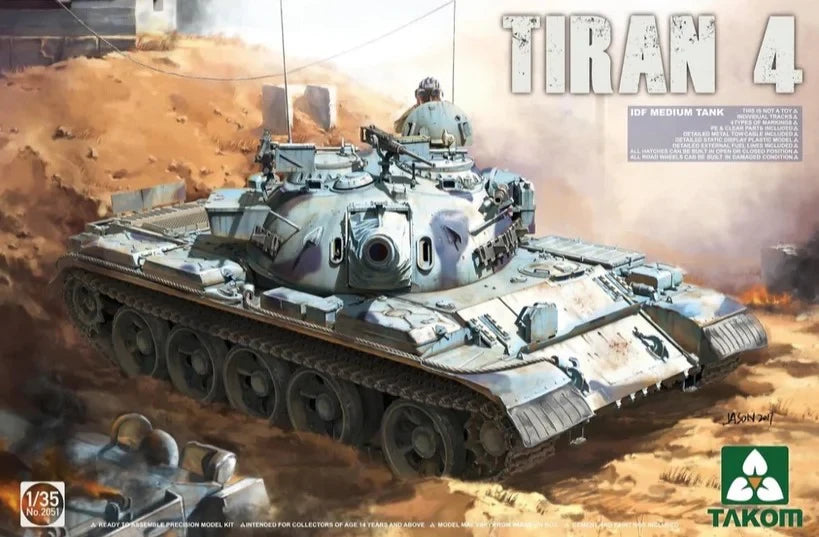 TAKOM (1/35) Tiran 4 IDF Medium Tank