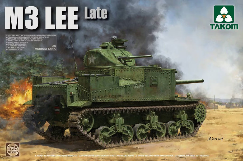 TAKOM (1/35) US Medium Tank M3 Lee - Late