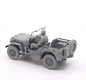TAKOM (1/35) U.S.  Army 1/4 Ton Utility Truck with 1/4 Ton Utility Trailer &  MP Figure