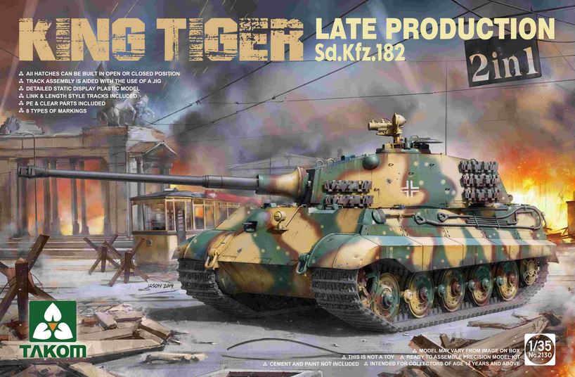 TAKOM (1/35) KING TIGER Late Production Sd.Kfz.182