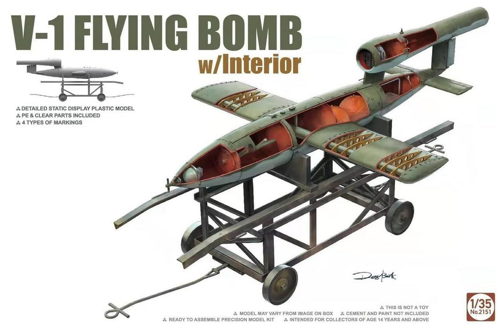 TAKOM (1/35) V-1 Flying Bomb with Interior