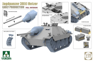 TAKOM (1/35) Jagdpanzer 38(t) Hetzer Prima produzione - Interni completi