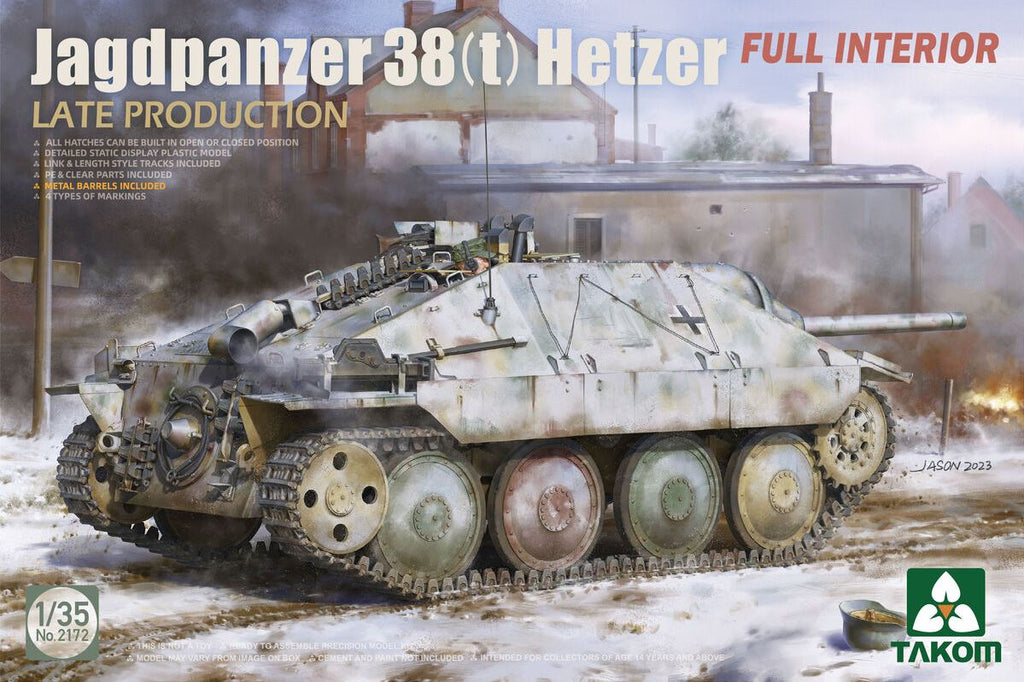 TAKOM (1/35) Jagdpanzer 38(t) Hetzer Late Production - Full Interior