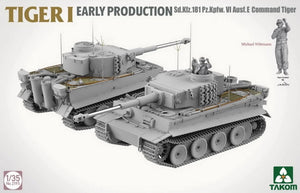 TAKOM (1/35) Sd.Kfz.181 Pz.Kpfw.VI Ausf.E Tiger I Command Tiger Michael Wittmann Early Production