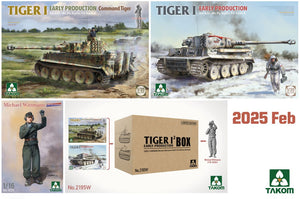 TAKOM (1/35) TIGER I² early production Box
