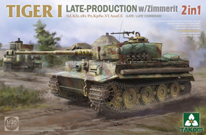 TAKOM (1/35) Tiger I Big Box - Mid, Late, Mid/Otto Carius and 1/16 Otto Carius (Limited Edition)