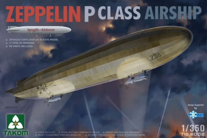 TAKOM (1/350) Zeppelin P Class Airship