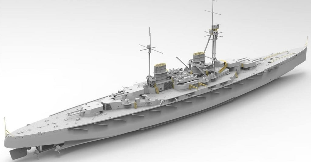 TAKOM (1/700) SMS Derfflinger 1917 (Full Hull with metal barrels)