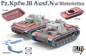 TAKOM (1/35) Pz.Kpfw.III Ausf.M mit Schürzen