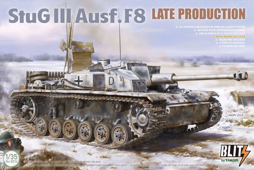 TAKOM (1/35) Stug III Ausf.F8 Late Production