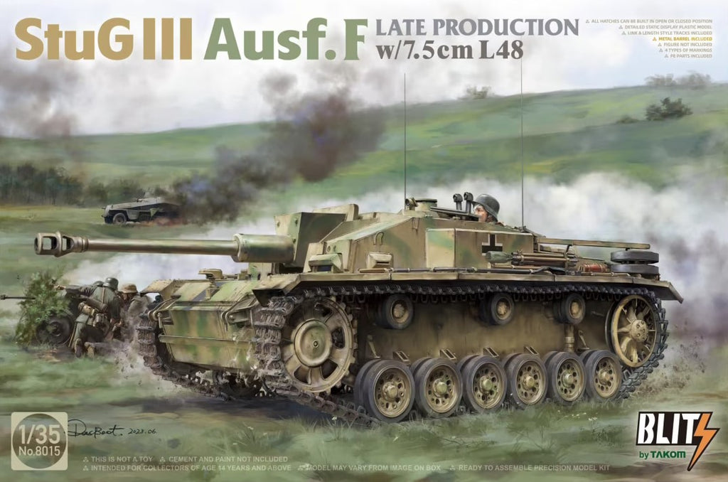 TAKOM (1/35) StuG III Ausf. F Late Production w/7.5cm L/48